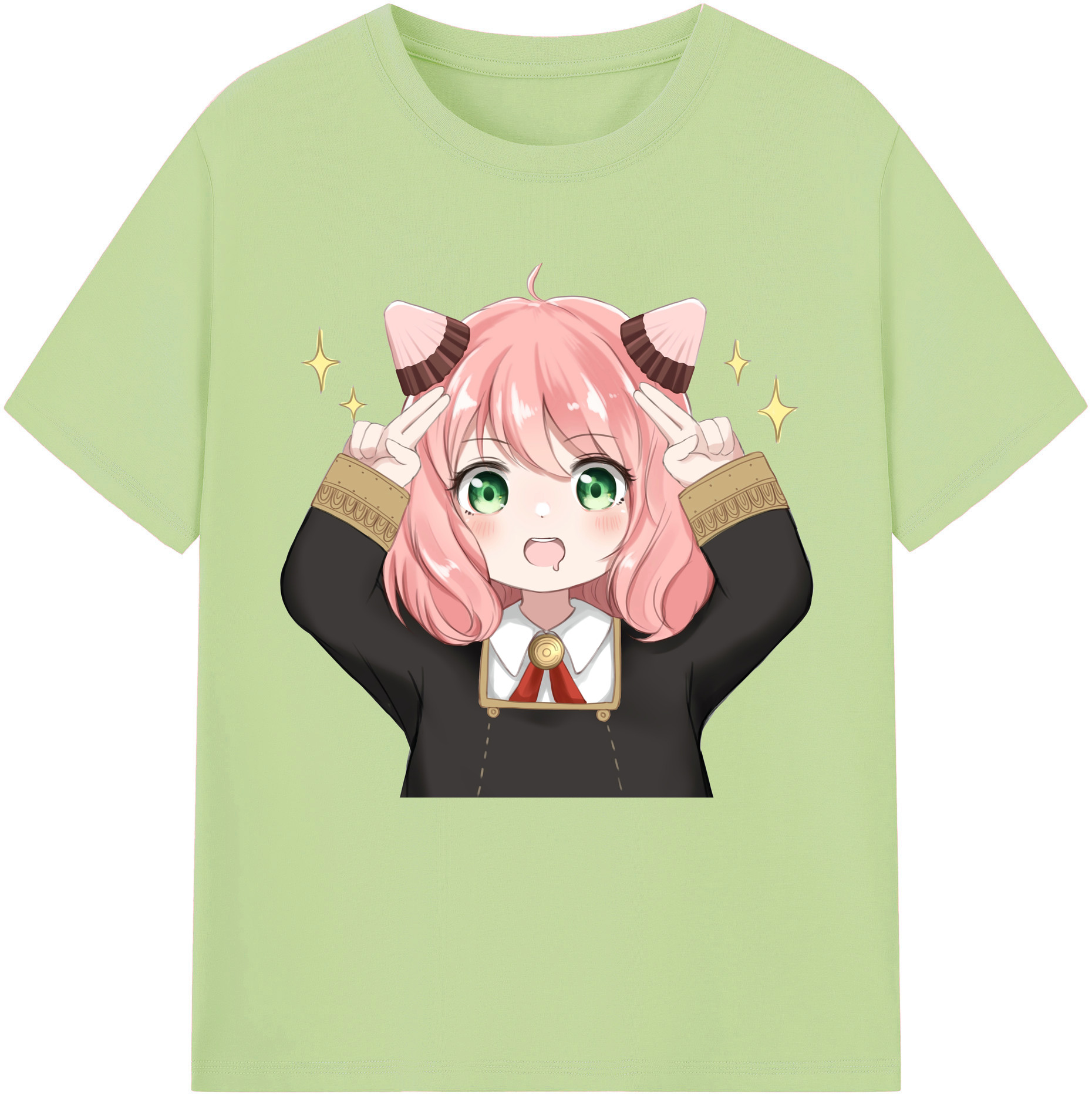 （画像用） SPY×FAMILY间谍家家酒 綿100％半袖Tシャツ（フロントプリント）